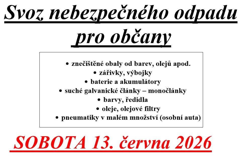 Svoz nebezpečného odpadu