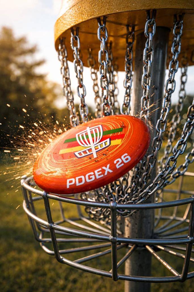 Přijďte se podívat, jak hrají discgolf profesionálové!  Jde o jedno kolo osmidílné ligy se speciálními soutěžemi.
