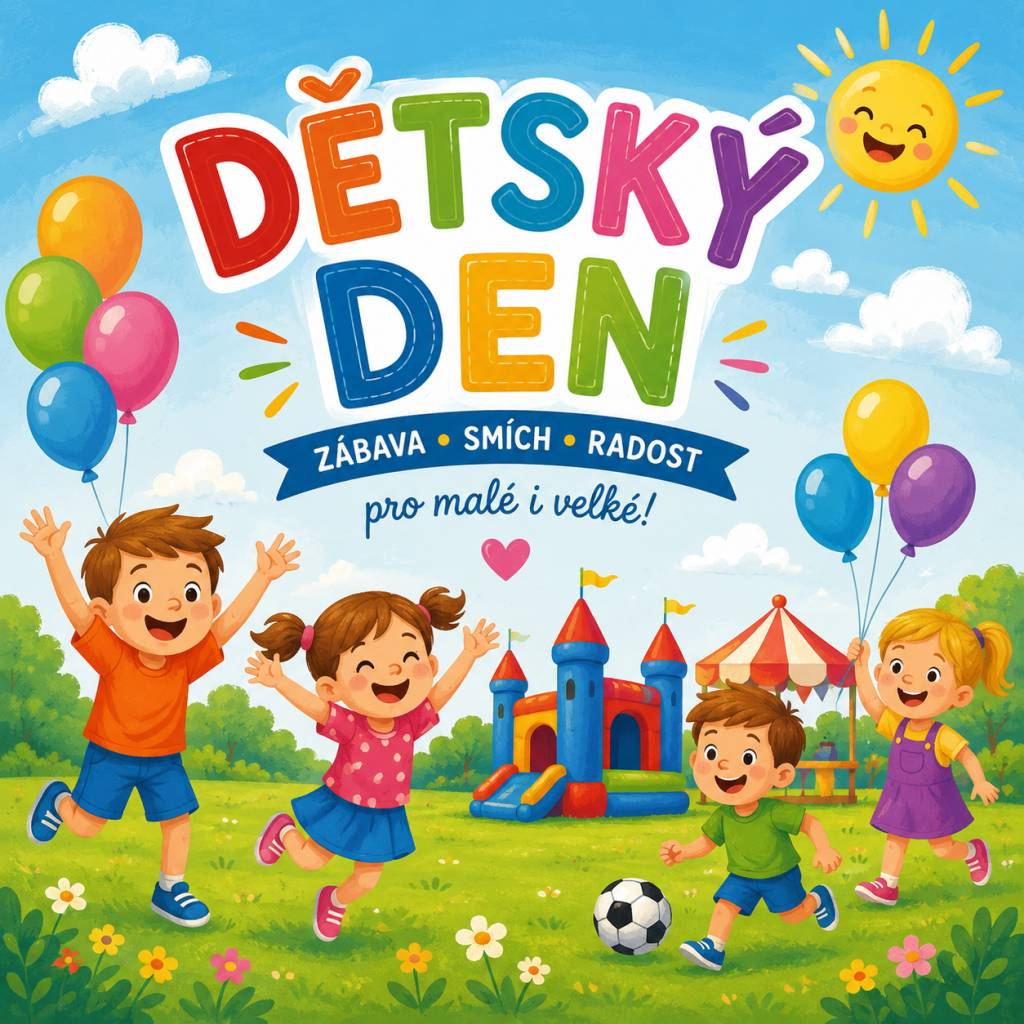 Dětský den v Rochlově proběhne 13.06.2026 od 14:00-18:00
