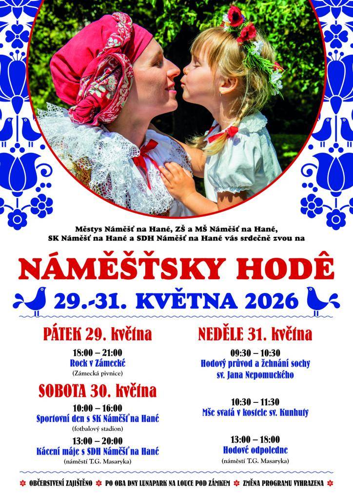 Náměšťské hody 2026