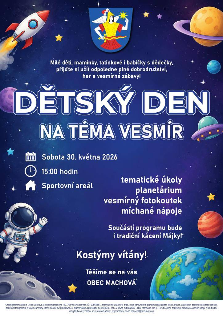 Datum konání: 30. 5. 2026 od 15:00 hodi
