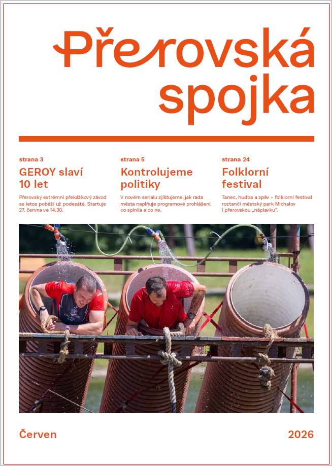 Vyšlo nové číslo měsíčníku Přerovská spojka K dispozici je nejen ve standardním formátu PDF, ale také ve formě  CHYTRÉHO ZPRAVODAJE,  který umožňuje pohodlné vyhledávání, sdílení nebo přirozené listování  –  podobně jako v tištěné verzi. Více informací o měsíčníku Přerovská spojka