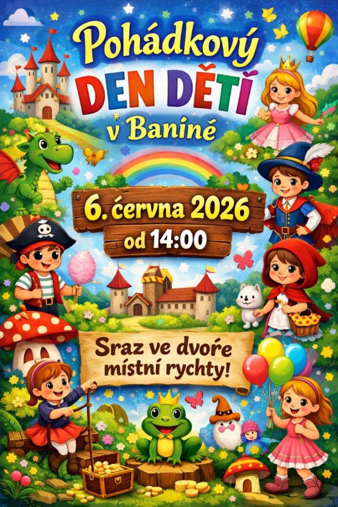 DEN DĚTÍ V SOBOTU 6. ČERVNA OD 14:00 HODIN