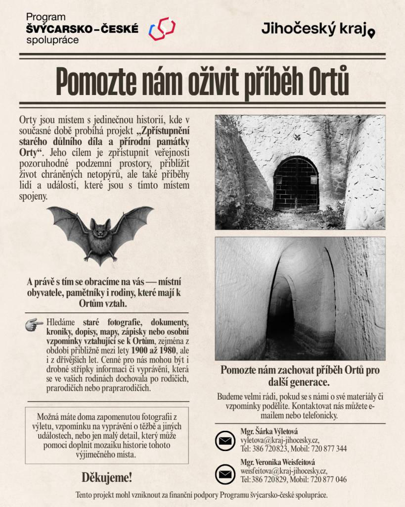 Žádost o historické údaje o Ortech