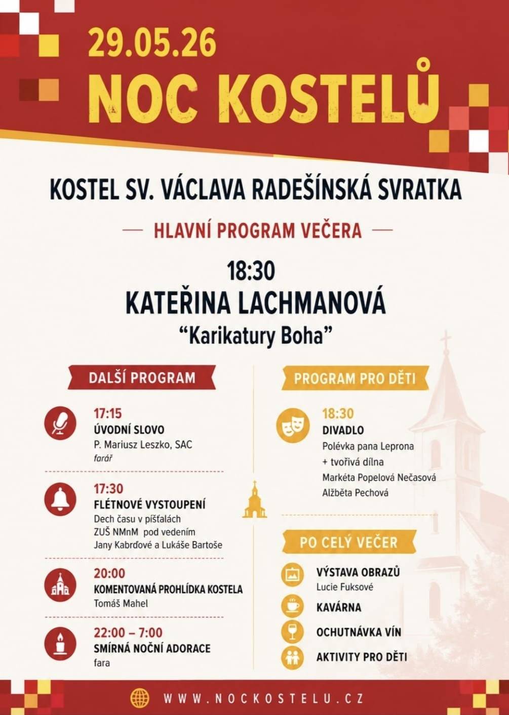 Dobrý den, níže ještě Pozvánka na noc kostelů v Radešínské Svratce.