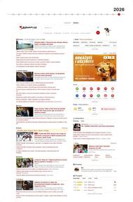 Homepage Seznam.cz v roce 2026