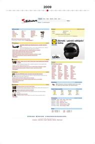 Homepage Seznam.cz v roce 2009