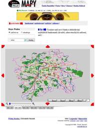 Vzhled Map na Seznamu v roce 1998