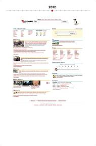 Homepage Seznam.cz v roce 2012