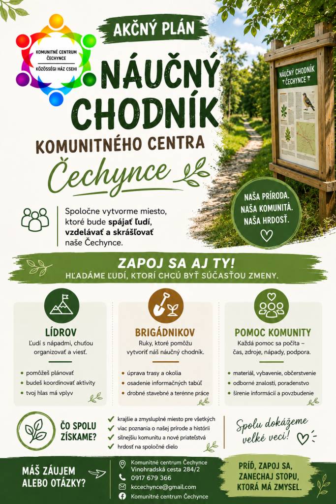 Náučný chodník do vinohradov - Tanösvény a szőlőhegyünkbe