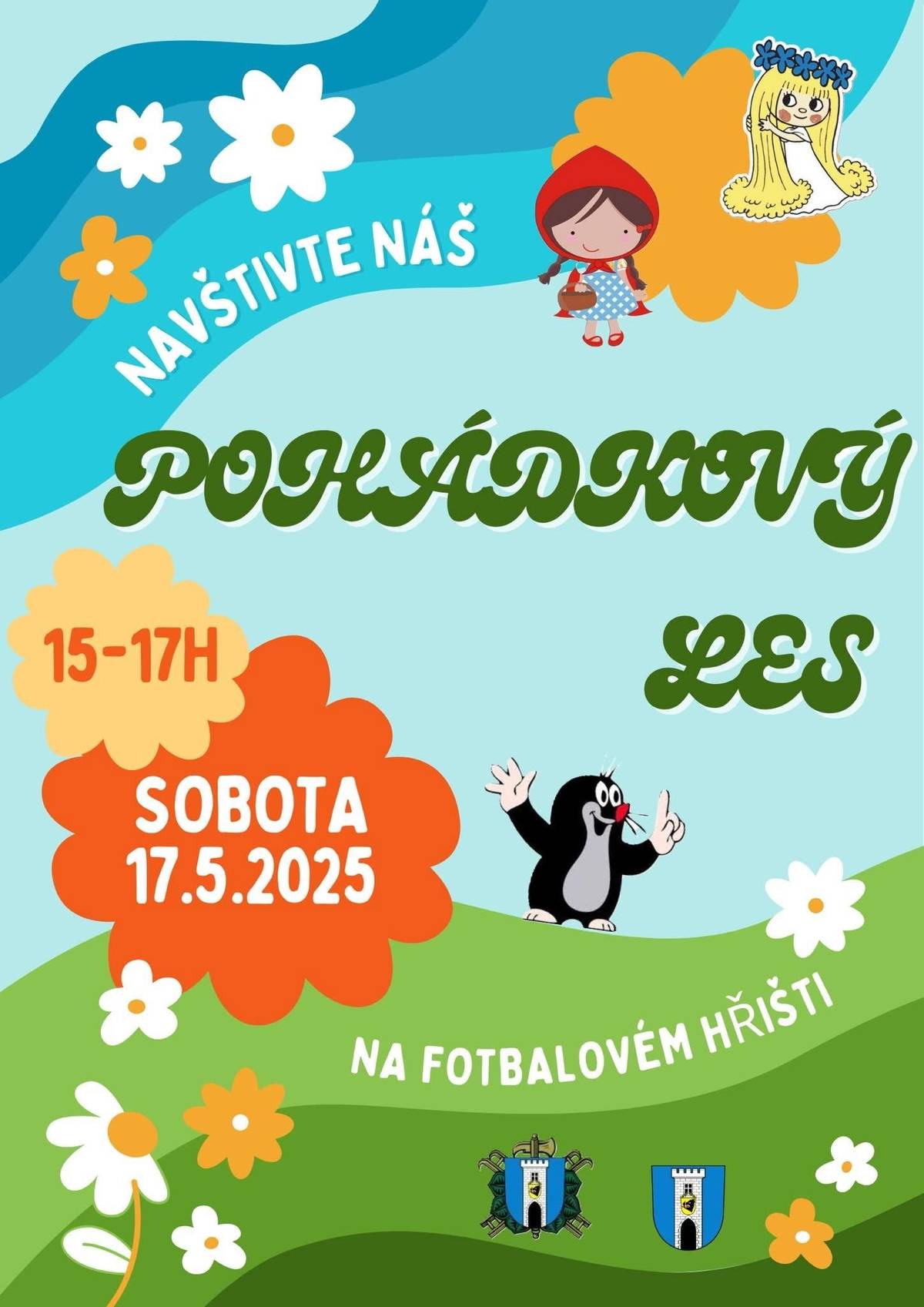 SDH Přerov nad Labem ve spolupráci s obcí Přerov nad Labem srdečně zvou na  Pohádkový les, který se koná již tuto sobotu 30.5.2026 od 15 do 17 h v areálu fotbalového hřiště.