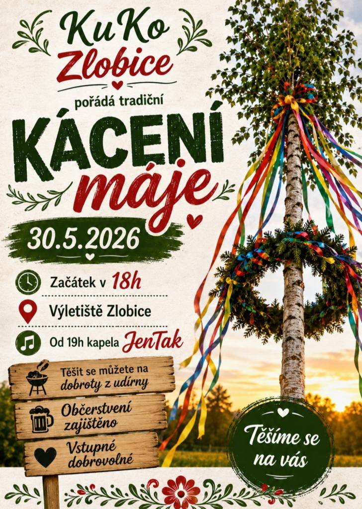 Kácení máje a herní odpoledne