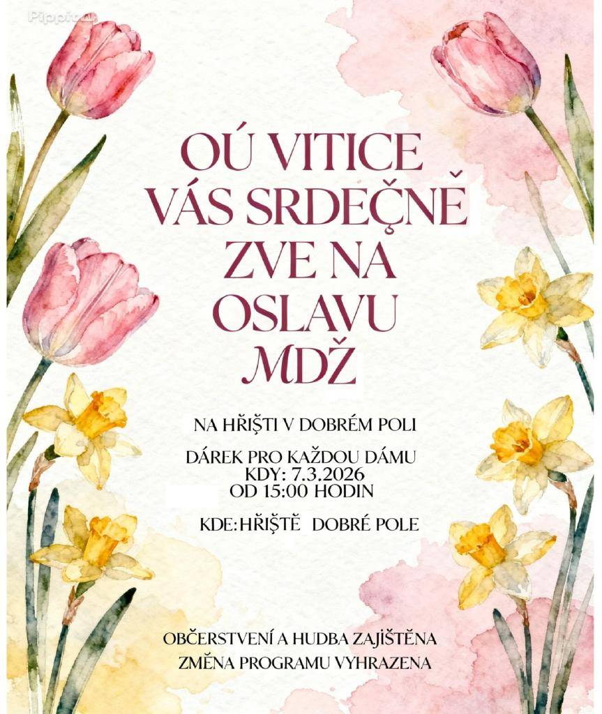 MDŽ Dobré Pole 7.3.2026 od 15:00  Hřiště Dobré Pole