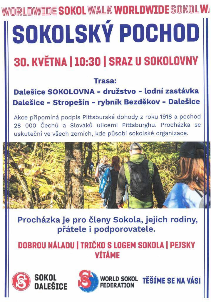 Sokolský pochod 30.května 2026.