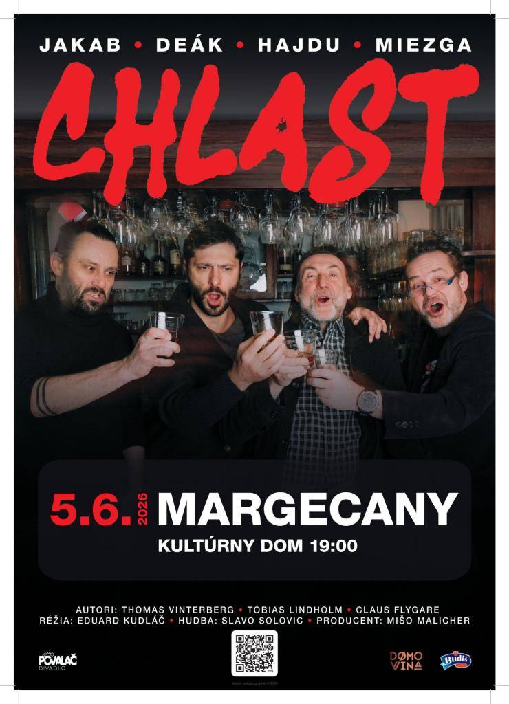 Divadelná hra CHLAS - vstupenky si môžete zakúpiť na: tootoot.fm