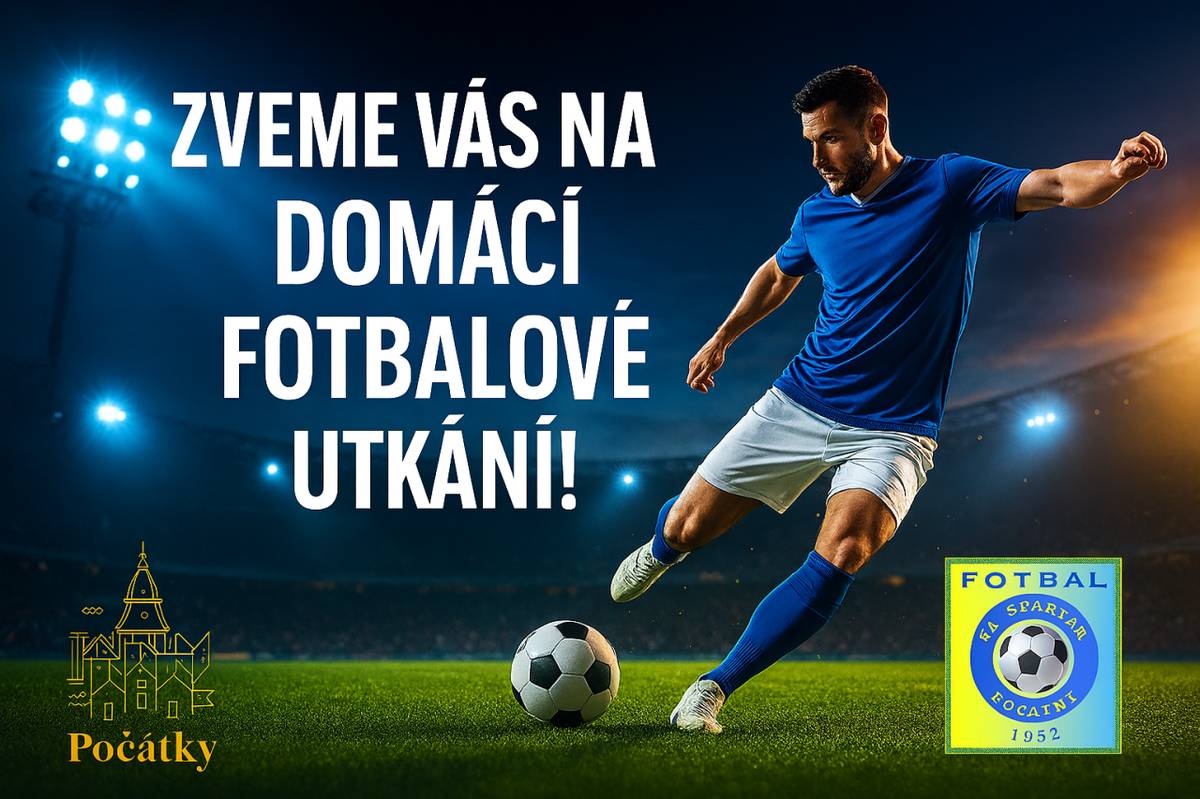 TJ Spartak Počátky zve všechny příznivce na fotbalové utkání MUŽI - MNICH.
