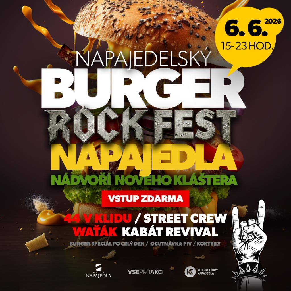 Připravte se na den, kdy se potkává poctivý rock s ještě poctivějšími burgery!