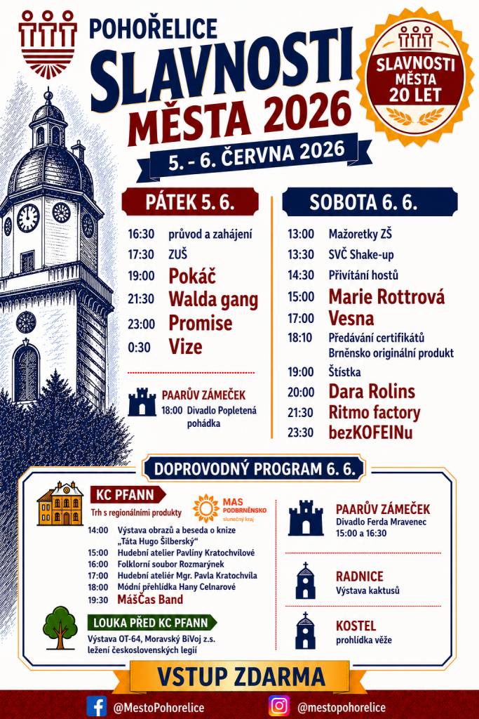 Tradiční Slavnosti města Pohořelice.