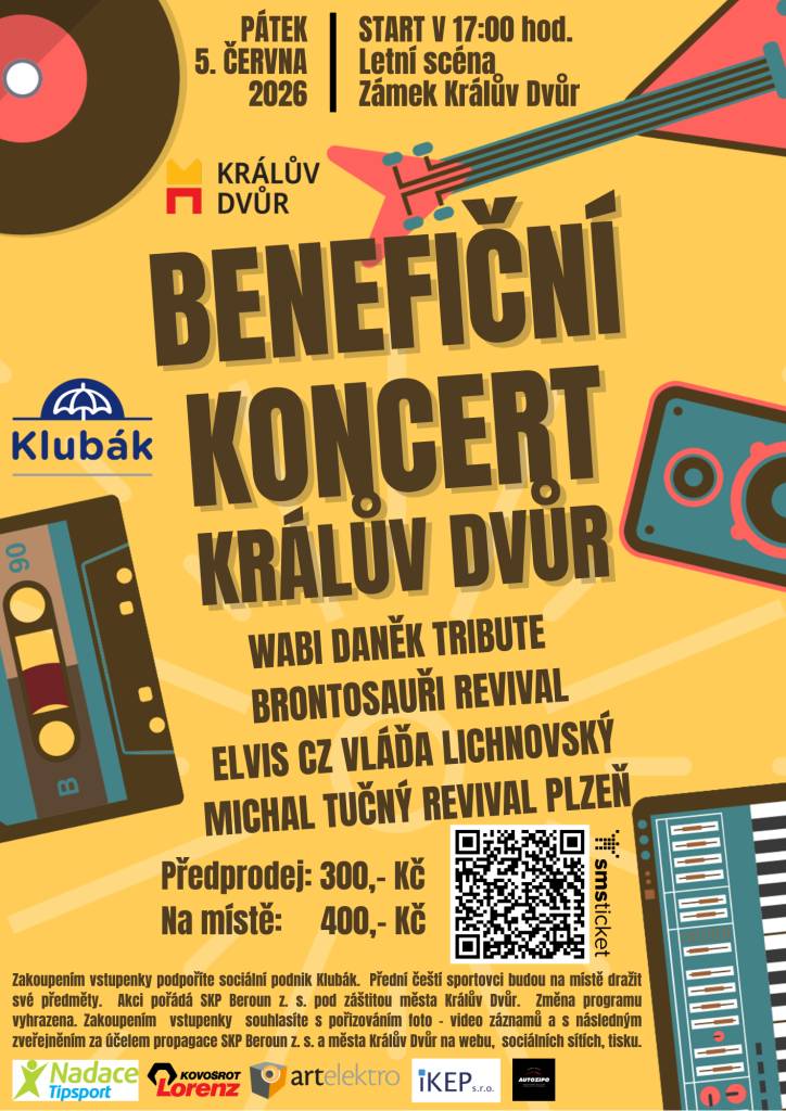 Letní scéna zámku Králův Dvůr, pátek 5. 6. 2026 v 17 hodi