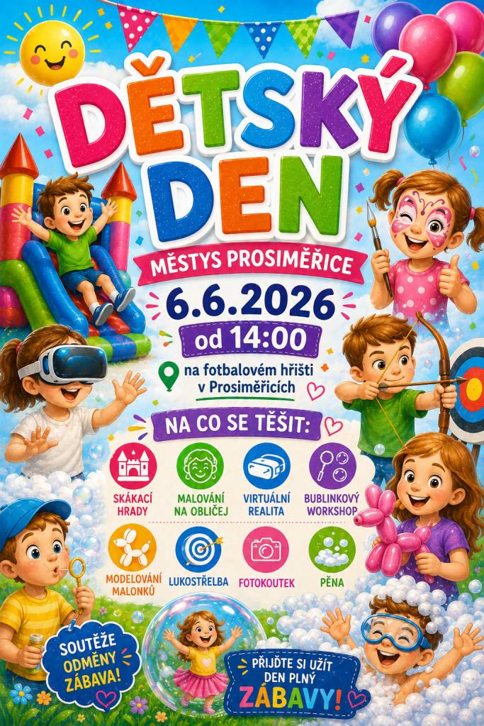 6.6.2026  od 14:00hod. - fotbalové hřiště