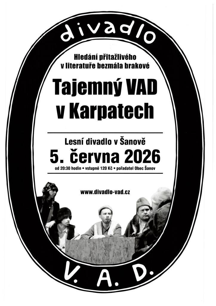 Akce se koná 5. června 2026 od 20:30 hodin. Vstupné je 120 Kč. Nenechte si ujít možnost zažít unikátní divadelní představení v přírodním prostředí.