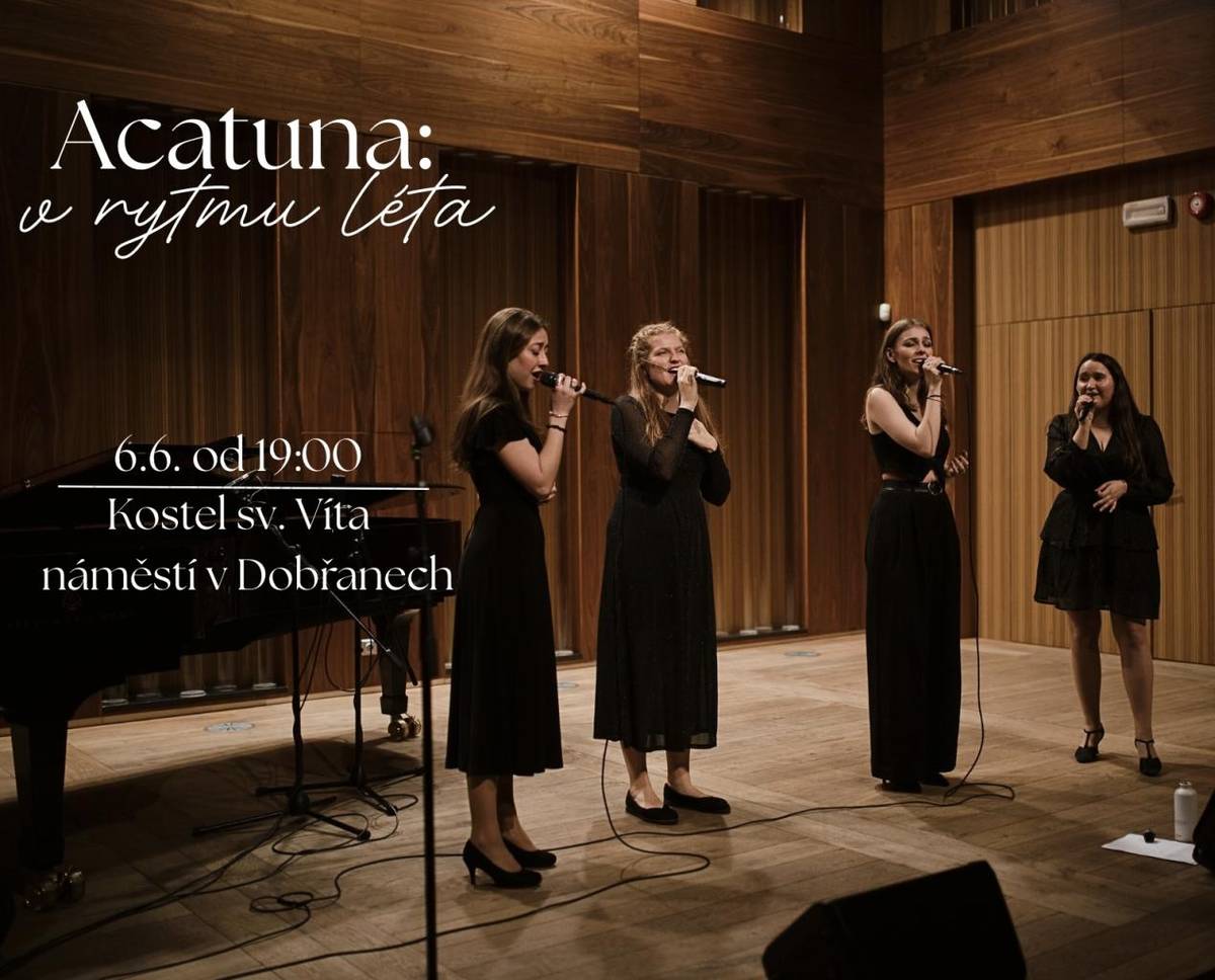 Koncert v kostele sv. Víta v Dobřanech.