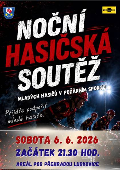 Hasičská noční soutěž pro děti a mládež se uskuteční 6.6.2026