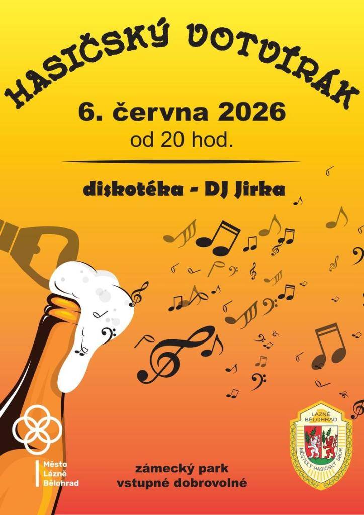 Zveme Vás na diskotéku s DJ Jirkou. Přijďte si užít skvělou atmosféru a tanec pod hvězdami. Těšíme se na Vaši účast.
