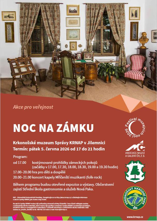 Během programu budou  otevřené expozice a výstavy. Občerstvení zajistí Střední škola gastronomie a služeb Nová Paka.