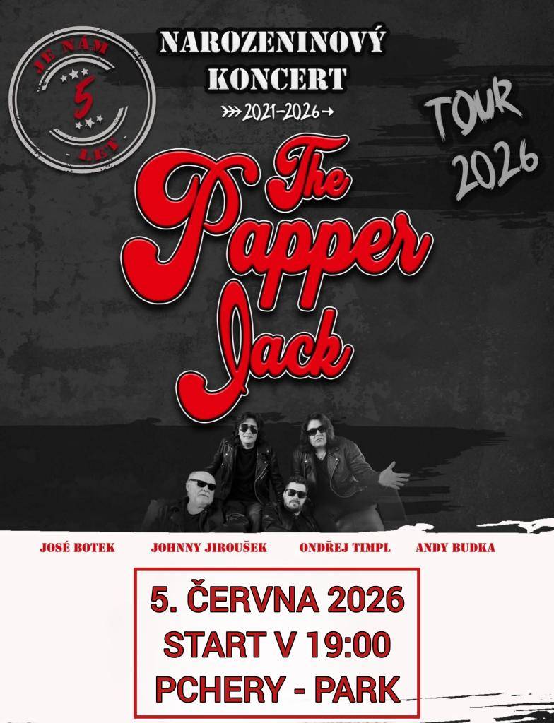 5.6.2026 od 19 hodin v parku ve Pcherách