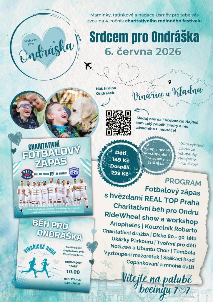 charitativní akce - běh 5 km přes Vinařickou horu