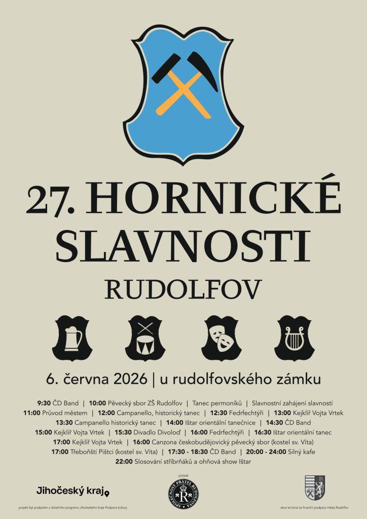 Akci pořádá Společnost přátel Rudolfova.