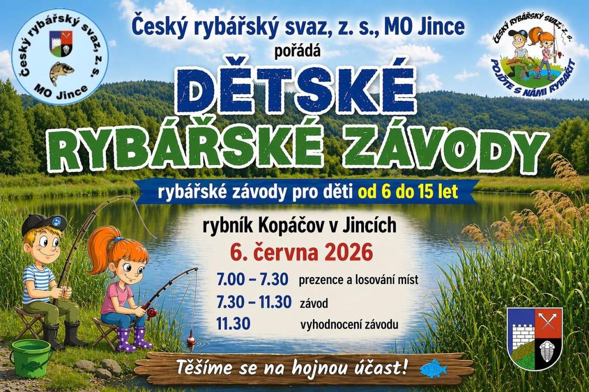 Pro děti od 6 do 15 let na rybníku Kopáčov