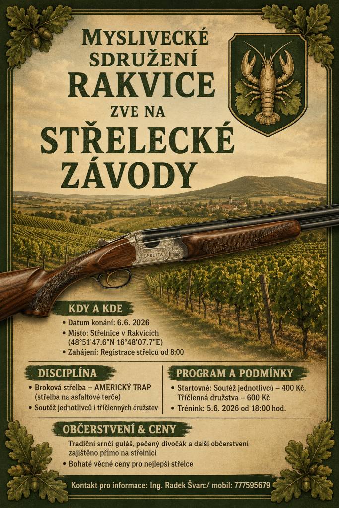 Střelnice v Rakvicích 6.6.2026