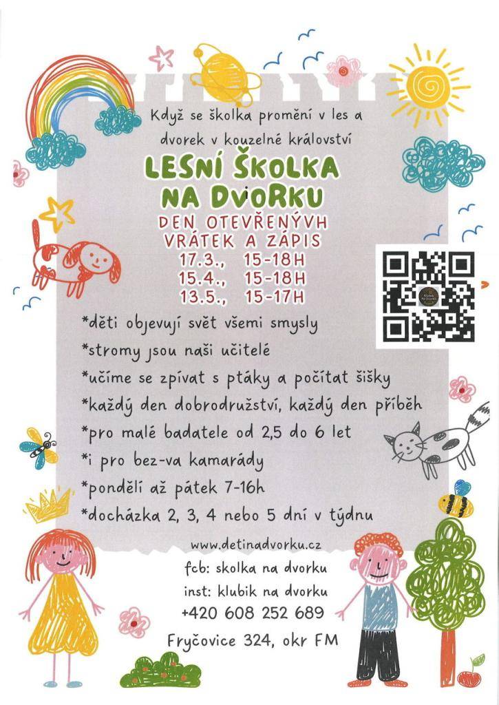Když se školka promění v les a dvorek v kouzelné království