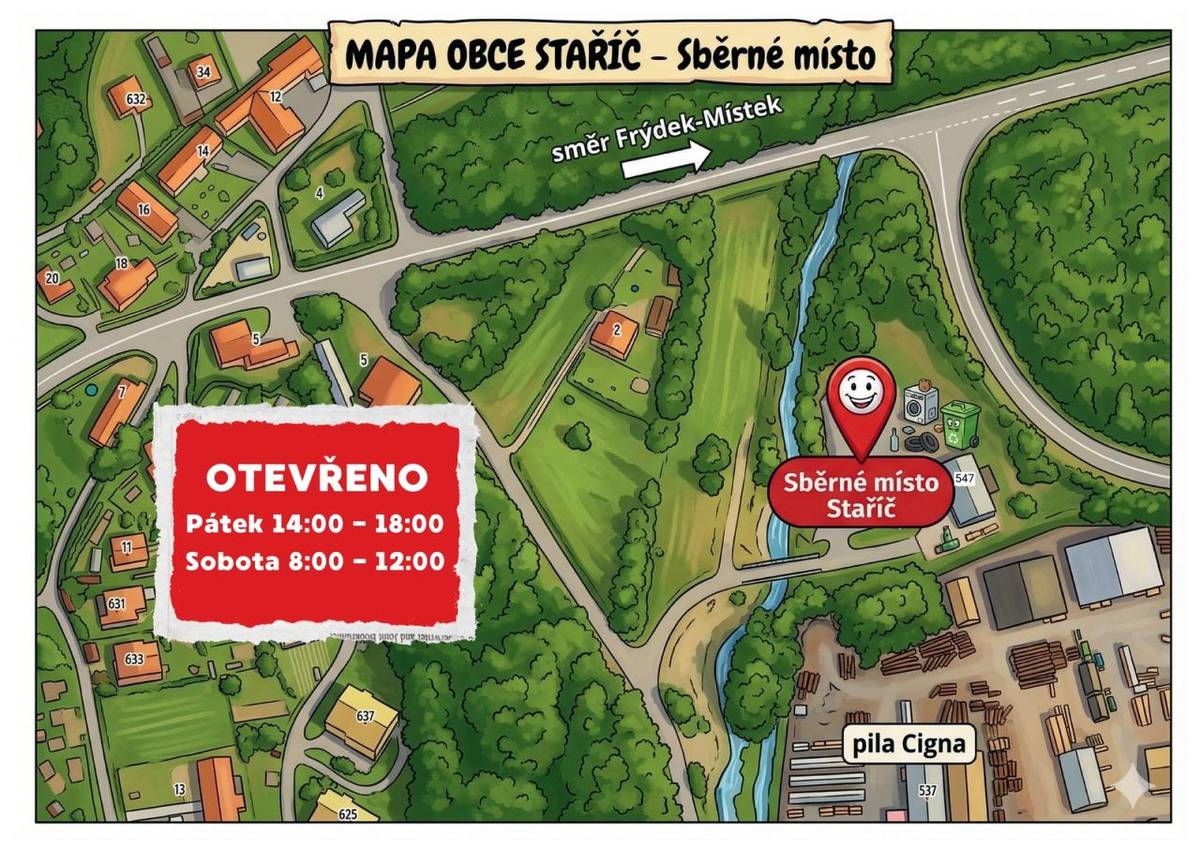 Otevřeno  Pátek: 14:00–18:00  Sobota: 8:00–12:00
