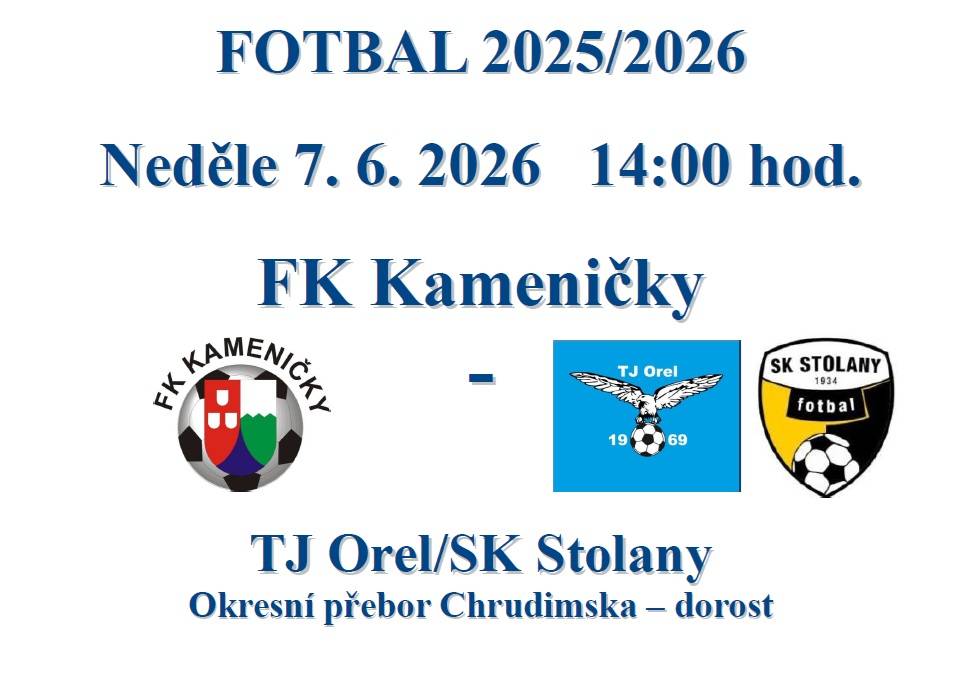 Okresní přebor ve fotbale dorostu.