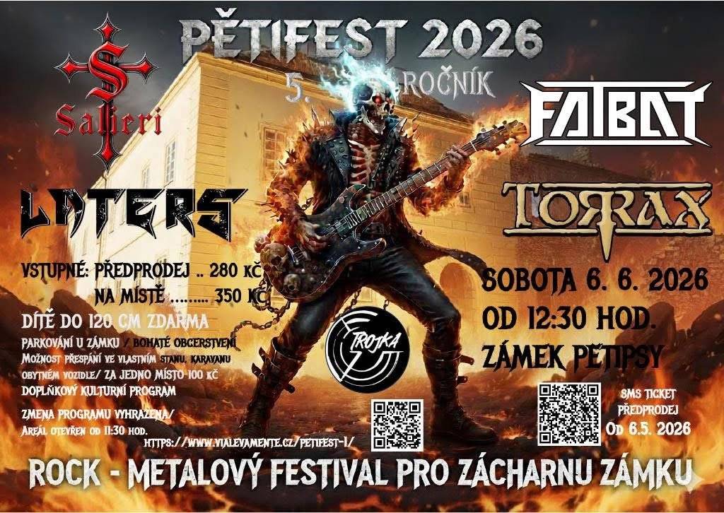 PĚTIFEST - FESTIVAL PRO ZÁCHRANU ZÁMKU 🎸