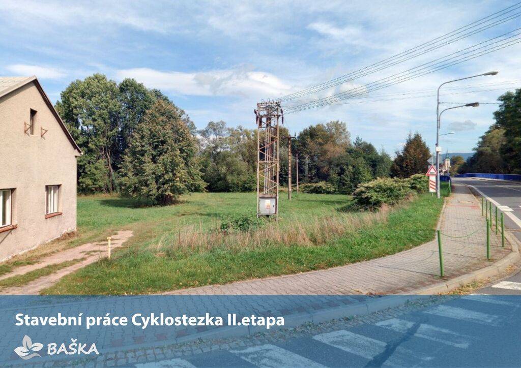 V úterý 2. června započnou stavební práce na projektu „Cyklostezka II. etapa“, s nimiž souvisí také dopravní omezení. Tyto práce potrvají až do srpna letošního roku. Dbejte prosím v tomto období zvýšené opatrnosti při pohybu v okolí staveniště, tj. od lávky u železniční stanice až ke křižovatce v Kunčičkách u Bašky. Projekt „Cyklostezka II. etapa“ bude realizovat stavební firma GOLEM F-M, s.r.o.