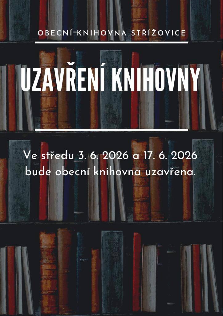 Uzavření obecní knihovny.