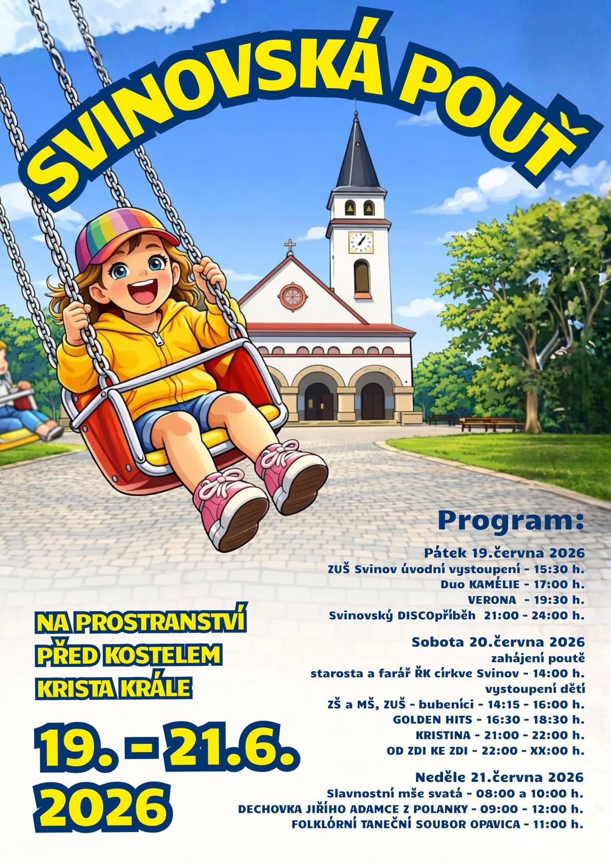 Přijďte se pobavit na tradiční SVINOVSKOU POUŤ!