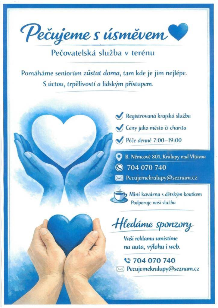 Pomoc pro seniory - Kralupy n. Vlt.