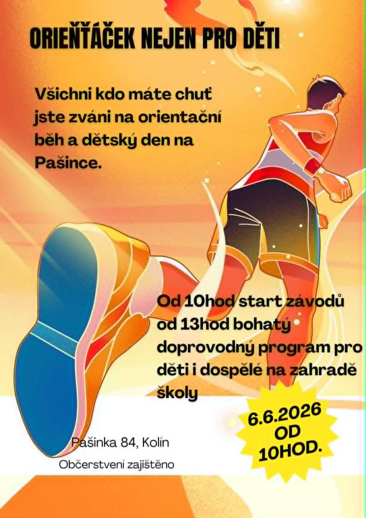 Připomínka akce v bývalé škole.