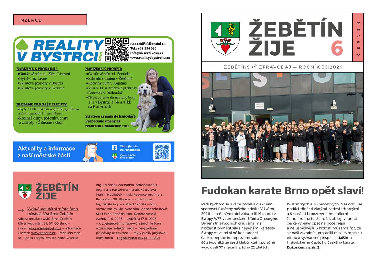 Podívejte se na červnové vydání zpravodaje...