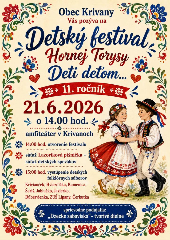 Detský festival - Krivany