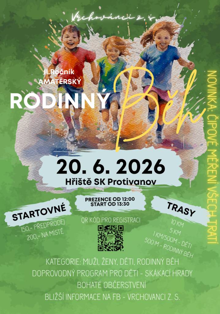 Rodinný běh 2026 - Protivanov