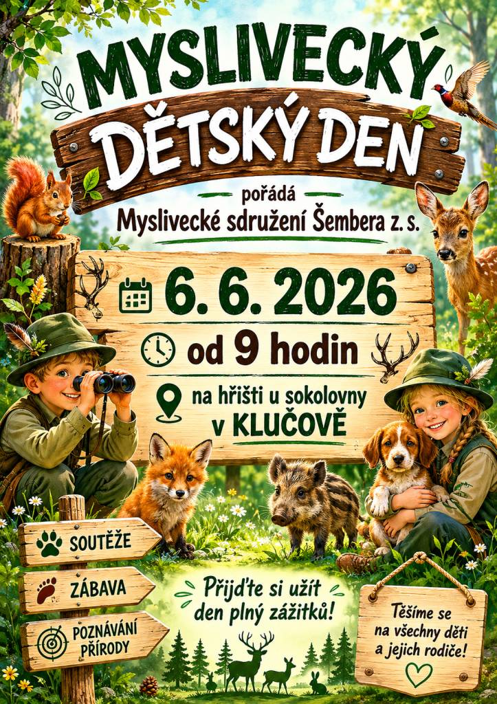 MS Šembera z.s. pořádá dětský den v Klučově.