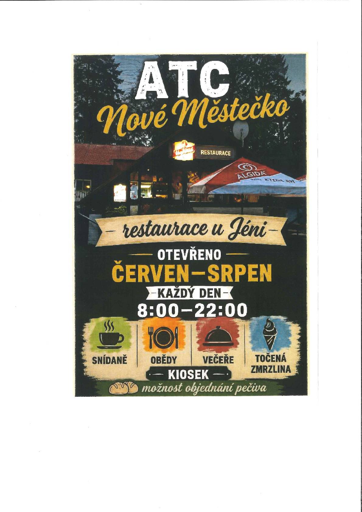 Restaurace u "Jéni". Přijďte ochutnat.