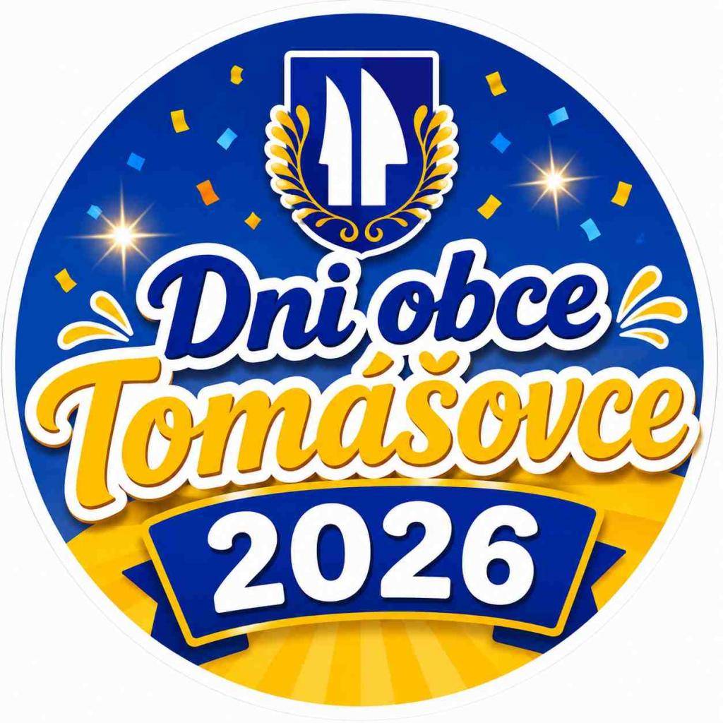 Obec Tomášovce a divadelný súbor HAVKÁČI Vás pozývajú na podujatie "Dni obce Tomášovce 2026", ktoré sa budú konať dňa 20. júna 2026 v športovom areály v Tomášovciach