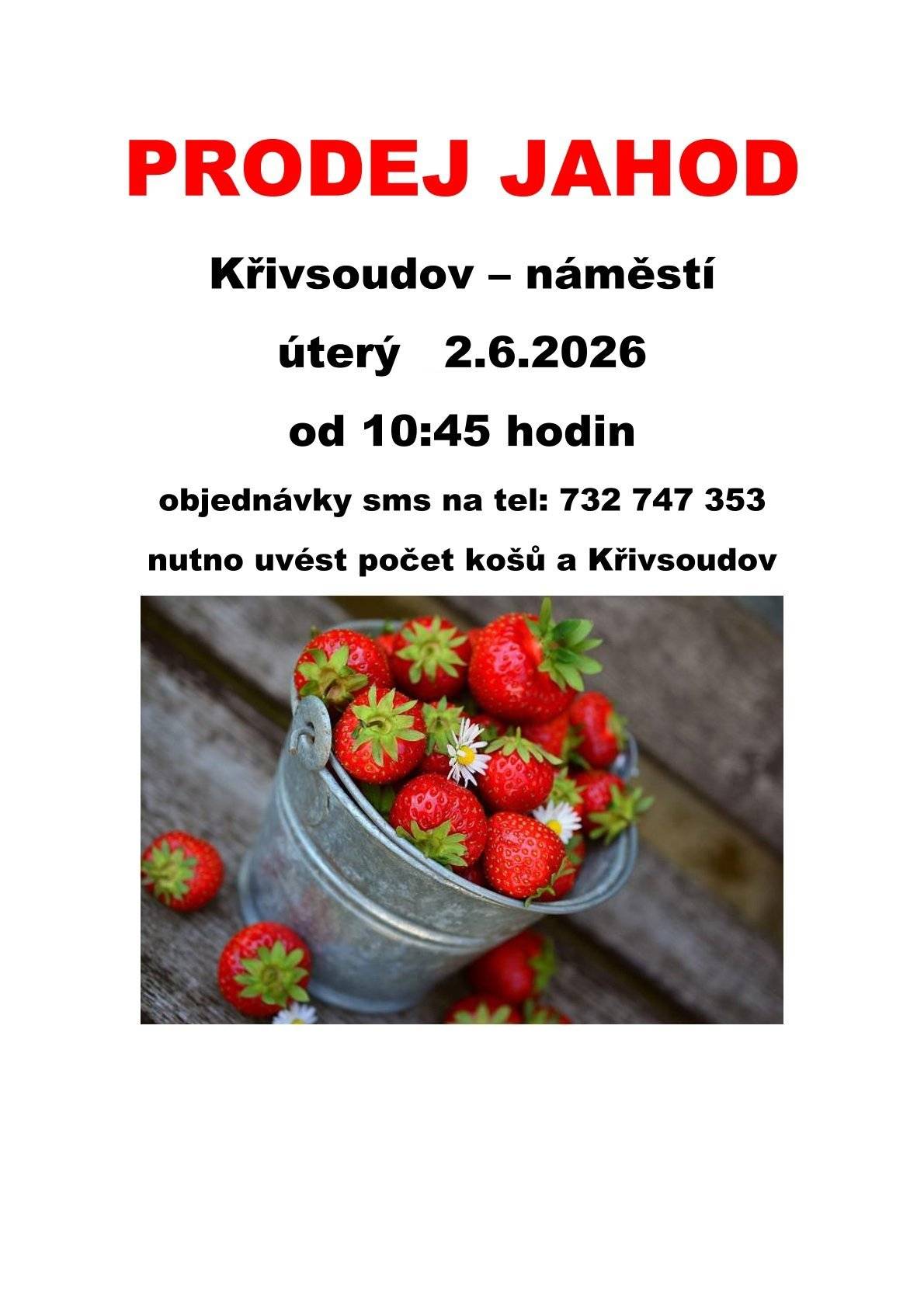 úterý 02.06.2026 od 10:45 hodi